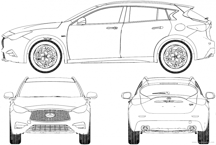 Инфинити fx37 чертеж
