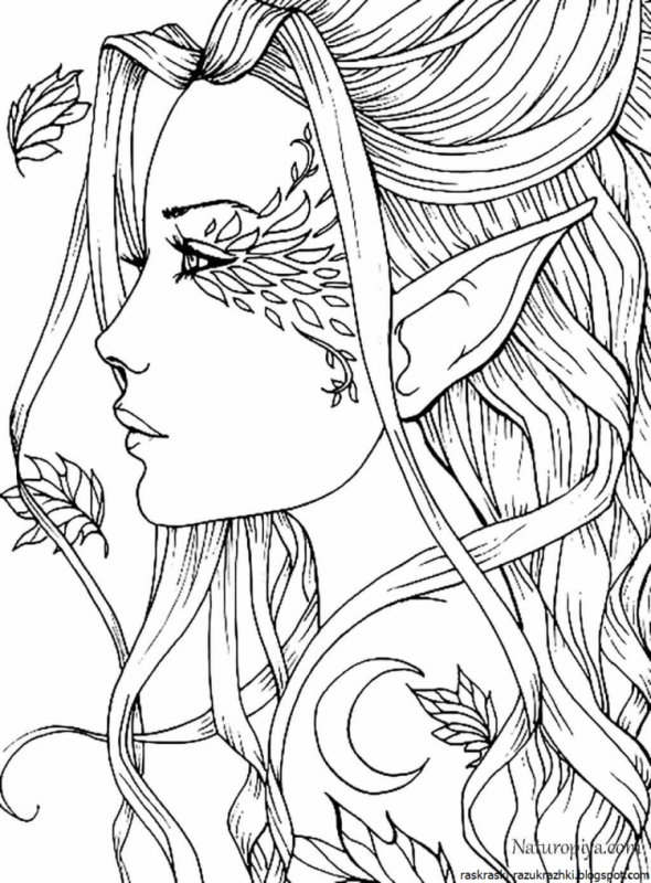 Разукрашка для взрослых