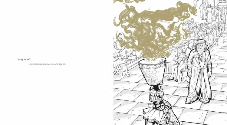 Раскраска антистресс Гарри Поттер