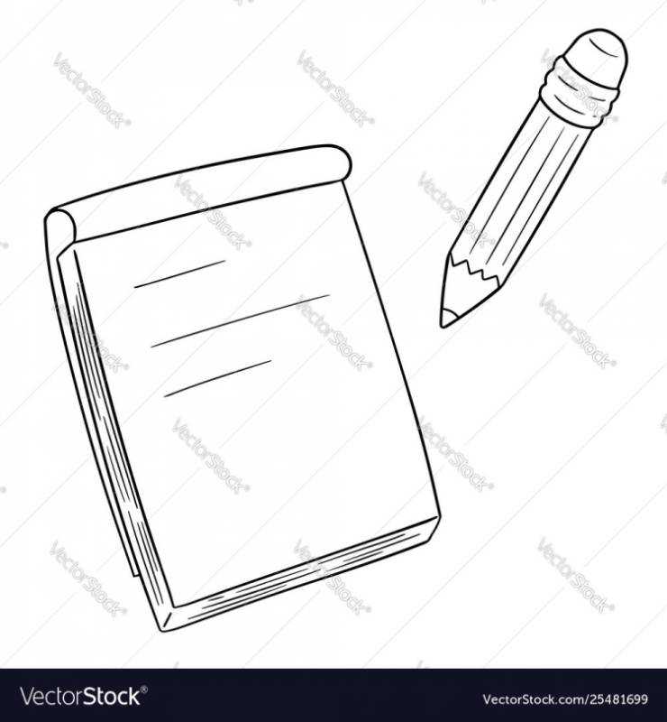 Раскраска блокнот
