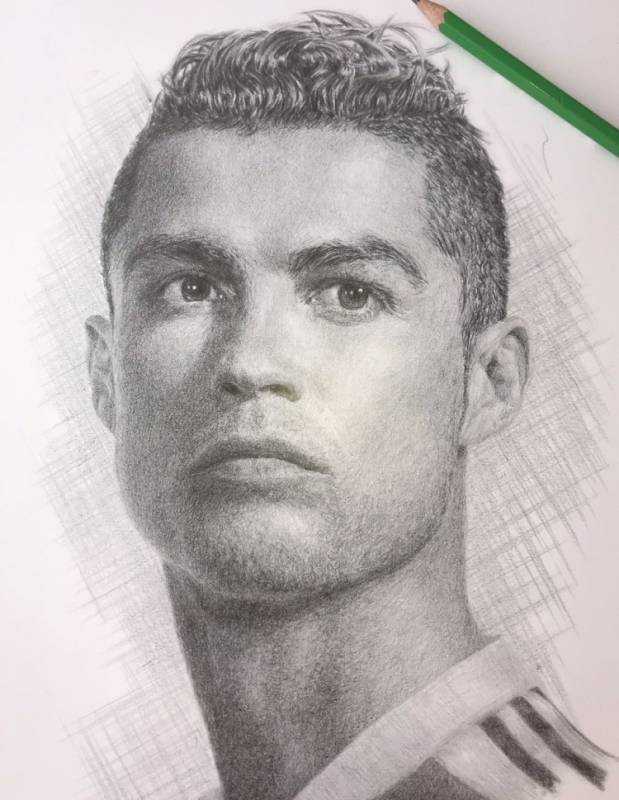 Футболист рисунок