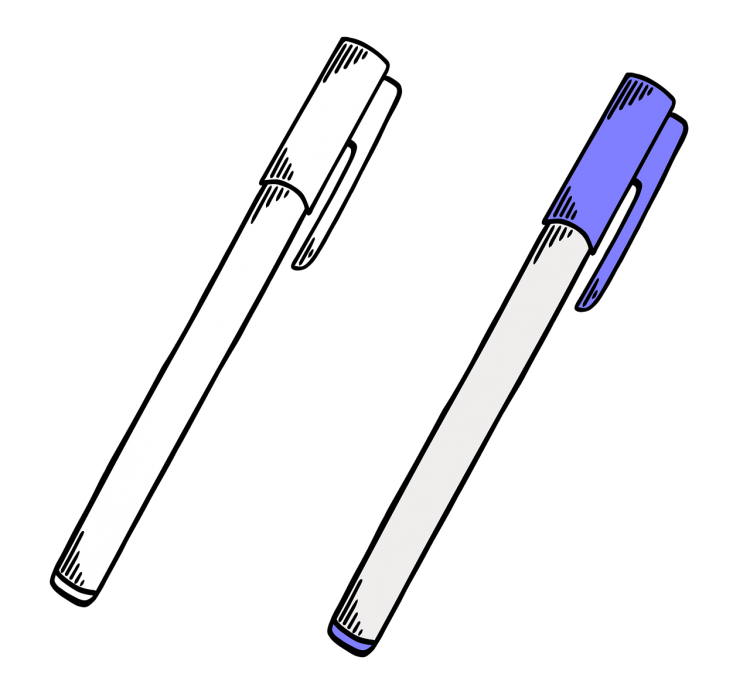 Линия карандашом