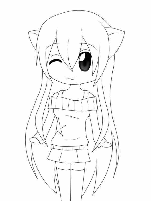 Раскраска аниме Мику Хатцу не