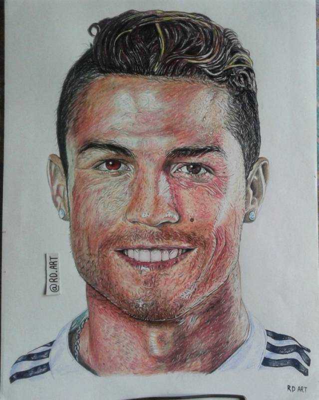 Кристиано Роналдо портрет