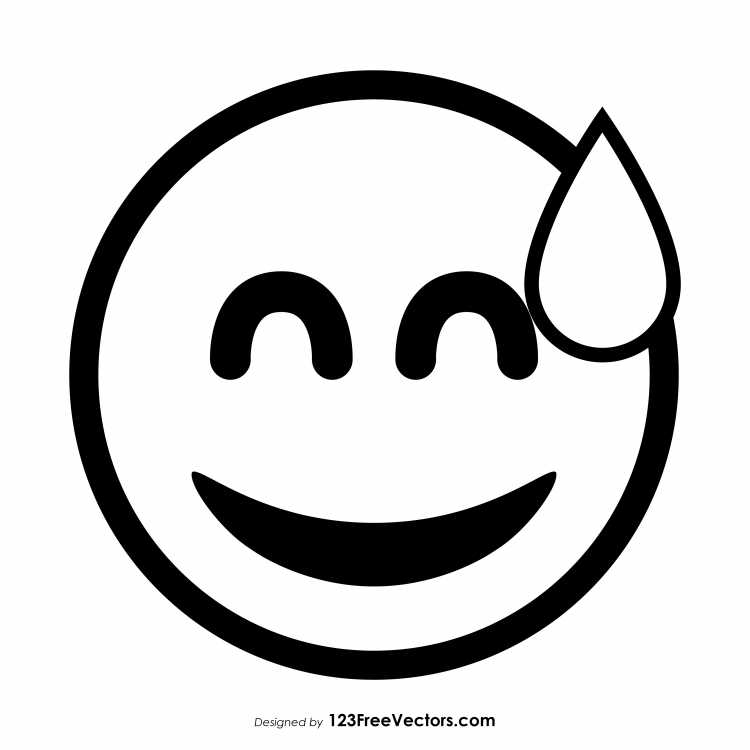 Смайлики эмоции раскраска