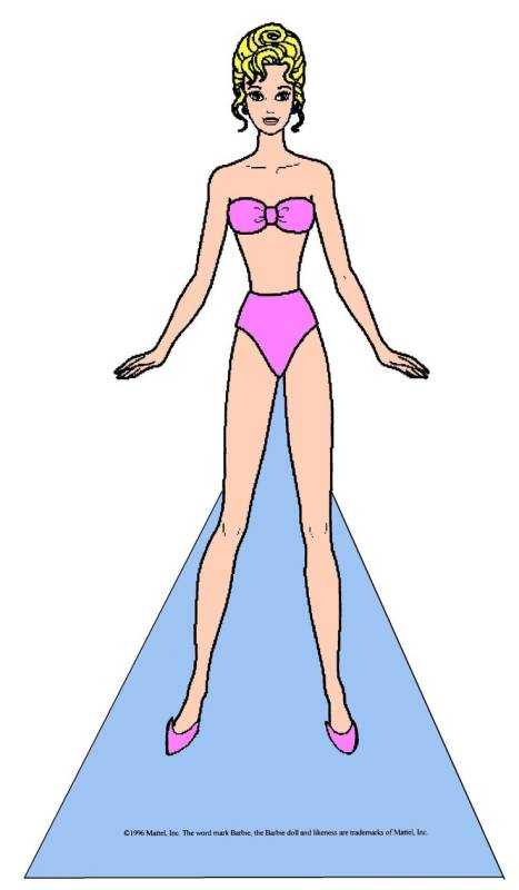 Куклы модели для рисования