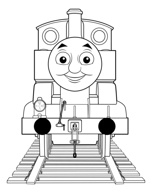 Томас и его друзья раскраска Томас