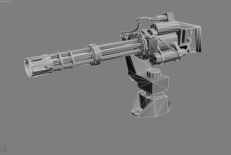 M134 Minigun чертеж
