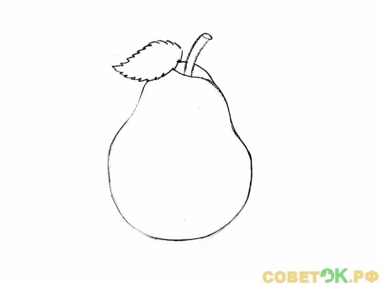 Овощи для раскрашивания груша