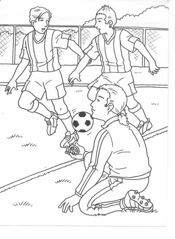 Футбол раскраска для детей 9 лет