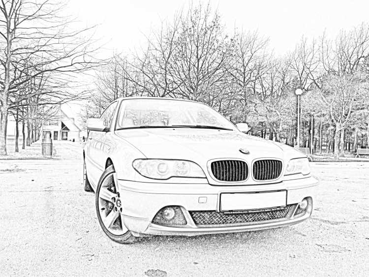 Раскраска БМВ е46