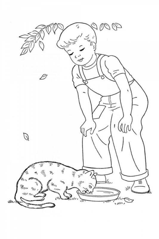 Раскраска добрые дела