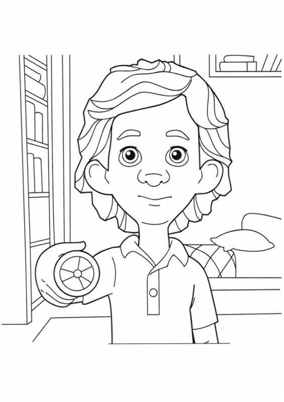 Умелец Мэнни раскраска