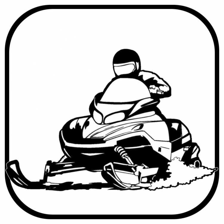 Снегоход BRP чертеж