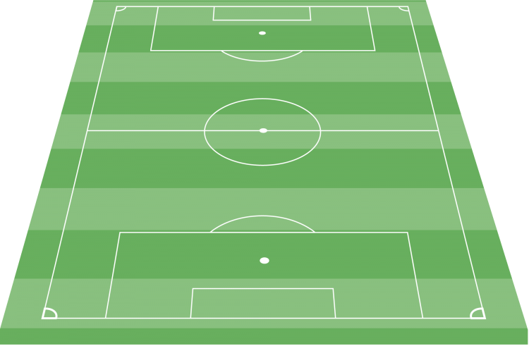 Футбольное поле без фона