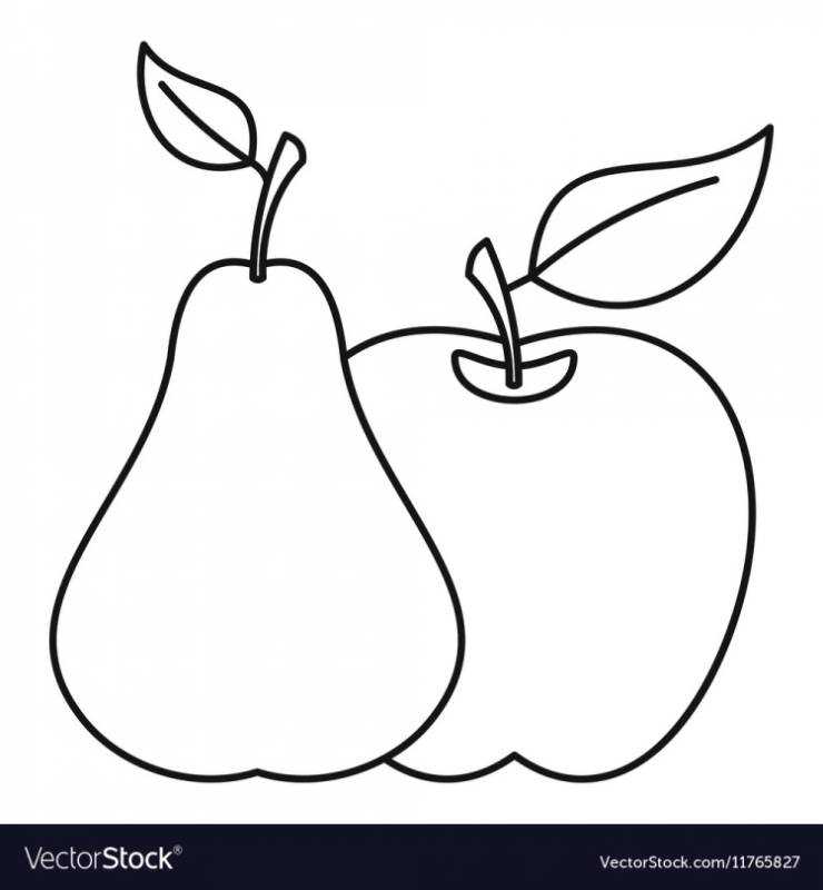 Раскраска манго