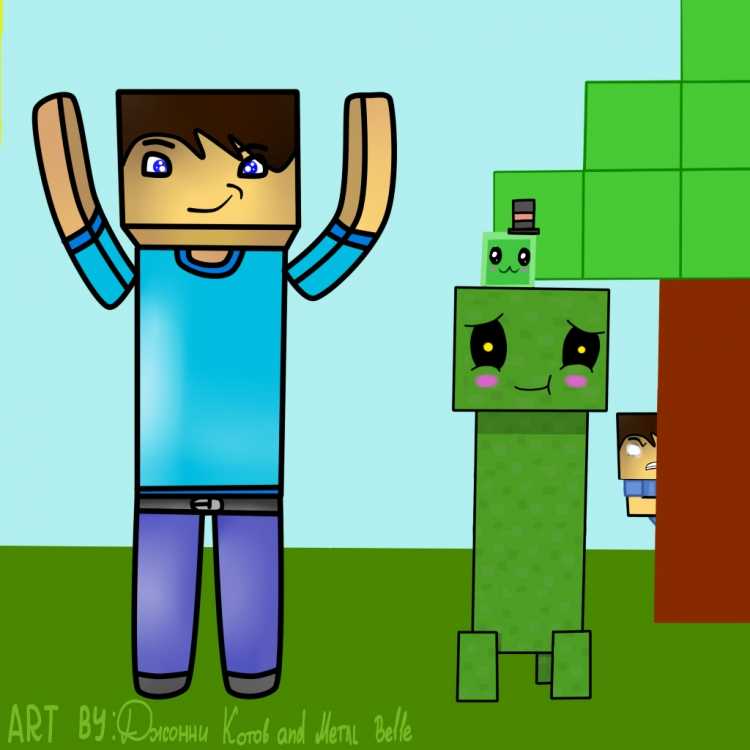 Раскраска майнкрафт древний Страж