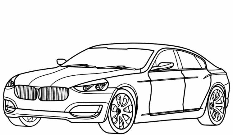 Машинки раскраски Ягуар