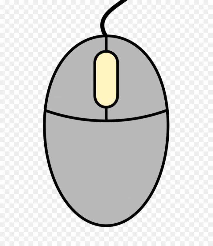 Контур компьютерной мышки