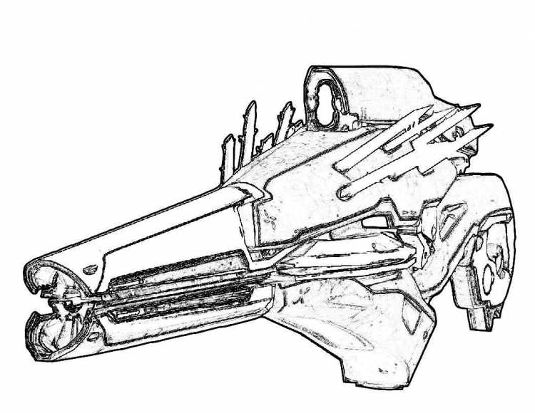 Раскраска оружие НЕРФ