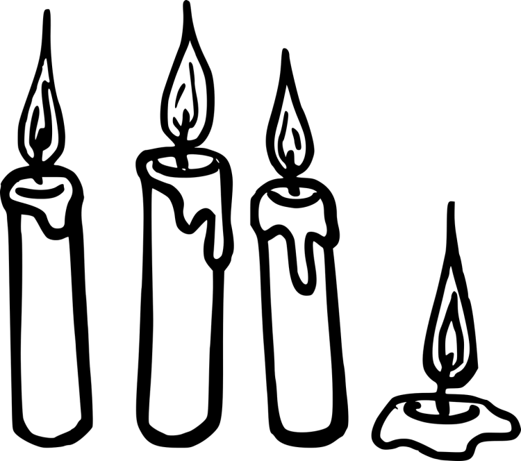 Воск со свечки вектор