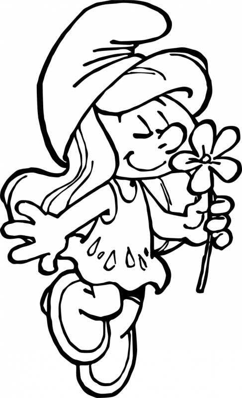 Смурфики Смурфетта и растяпа