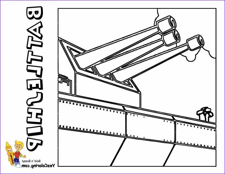 Раскраска корабли пушки