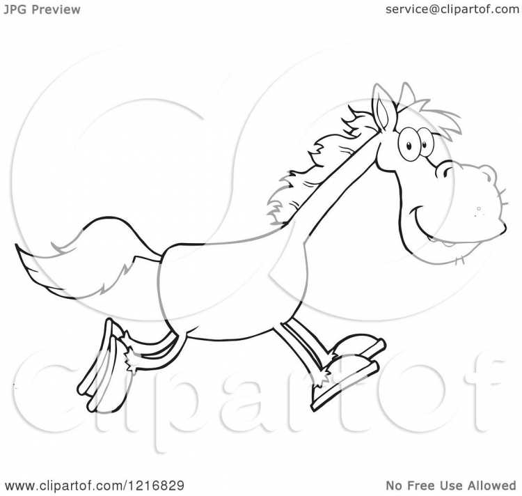 Раскраска. Лошади