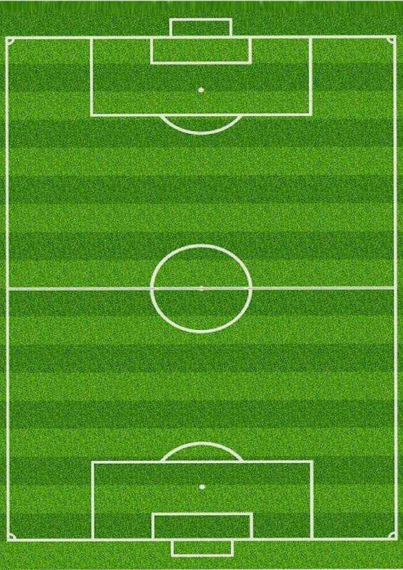 Футбольное поле рисунок
