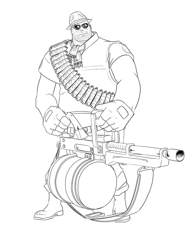 ПКМ пулемет чертеж