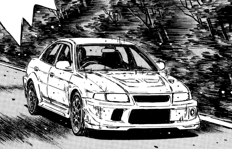 Mitsubishi Lancer Evolution 4 initial d