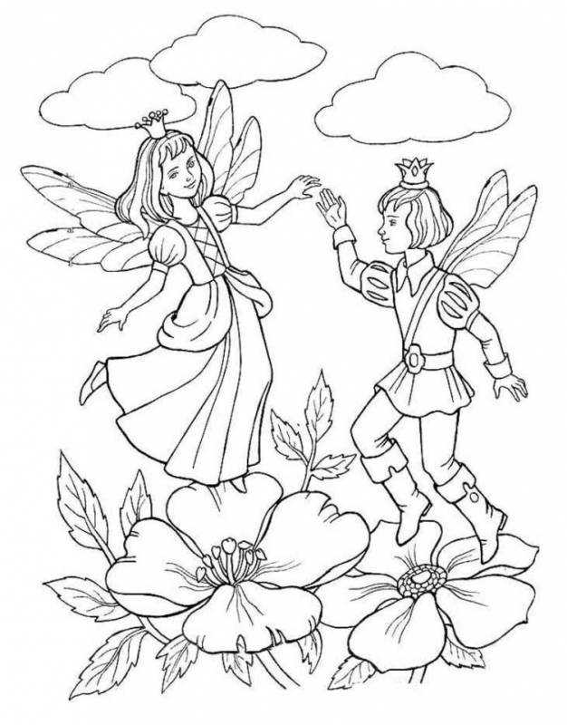 Дюймовочка рисунок