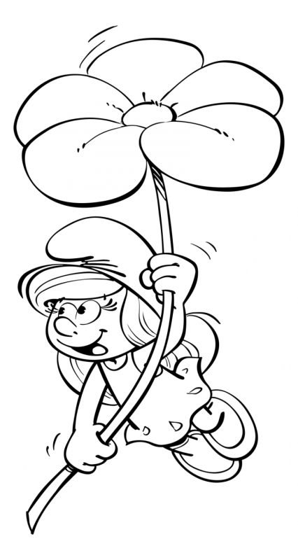 Смурфики для рисования