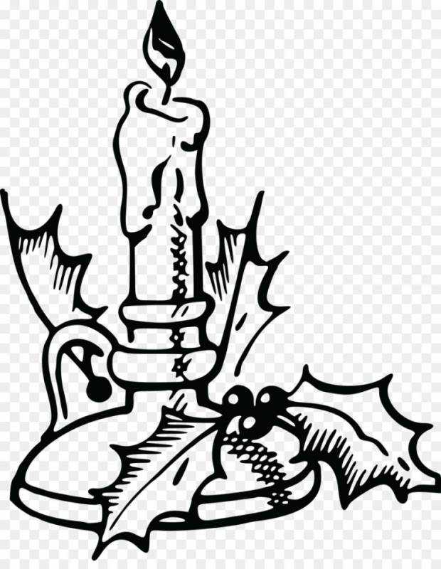 Подсвечник для раскрашивания