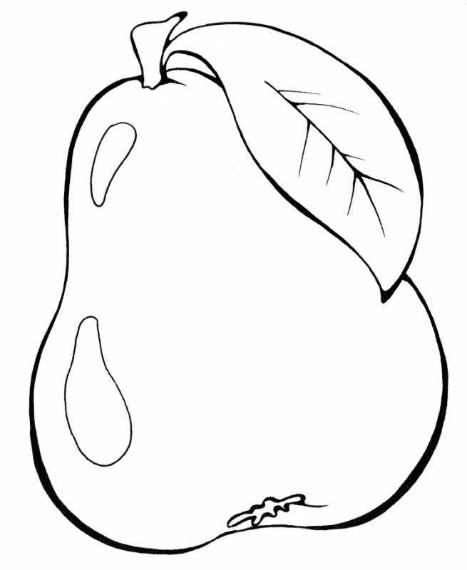 Фрукты раскраска для детей