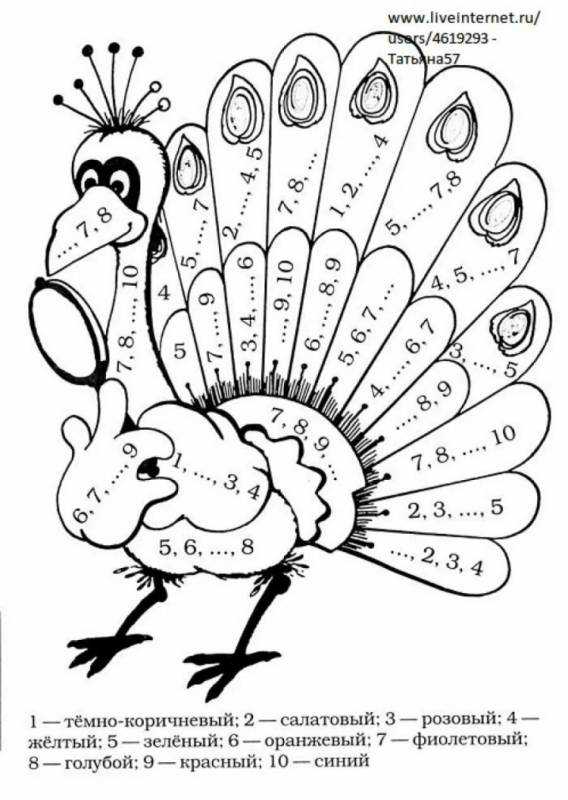 Математическая раскраска