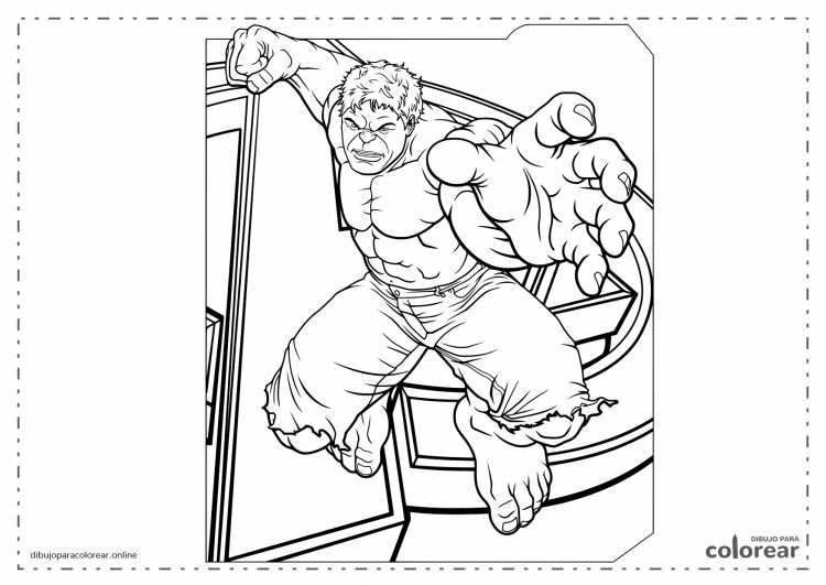 Рисунок Халка карандашом