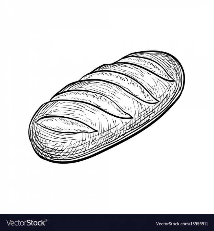 Хлебо будочные изделия для срисовки