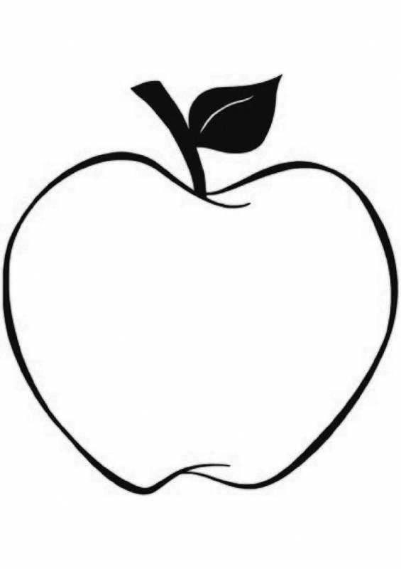 Груша раскраска