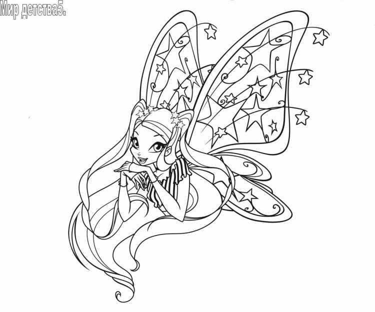 Раскраски Винкс Рокси