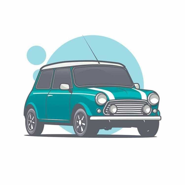 Mini Cooper s 2006-2010 год чертеж