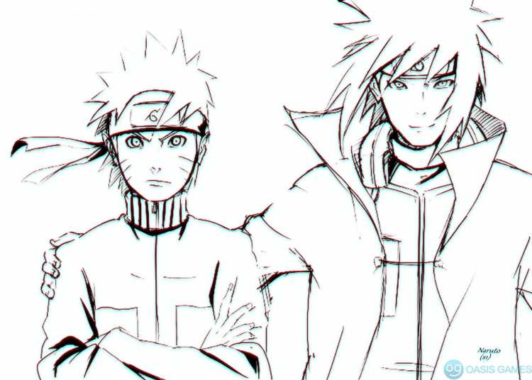 Раскраска Наруто