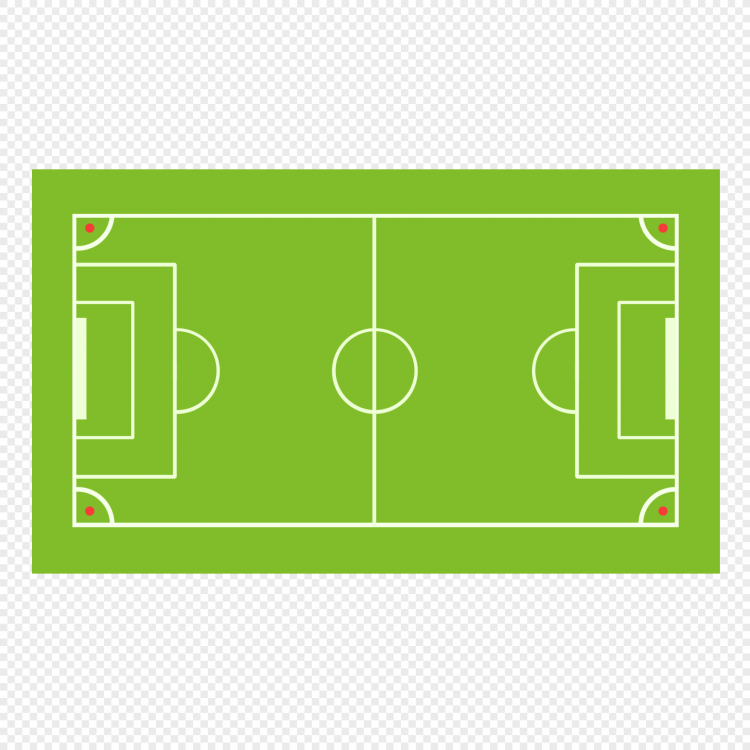 Футбольное поле карандашом