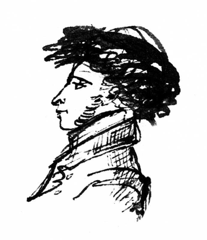 Пушкин раскраска