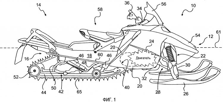 Итлан Каюр рама снегохода