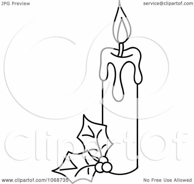 Нарисовать свечку