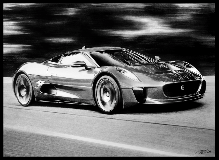 Bentley Continental gt чертеж