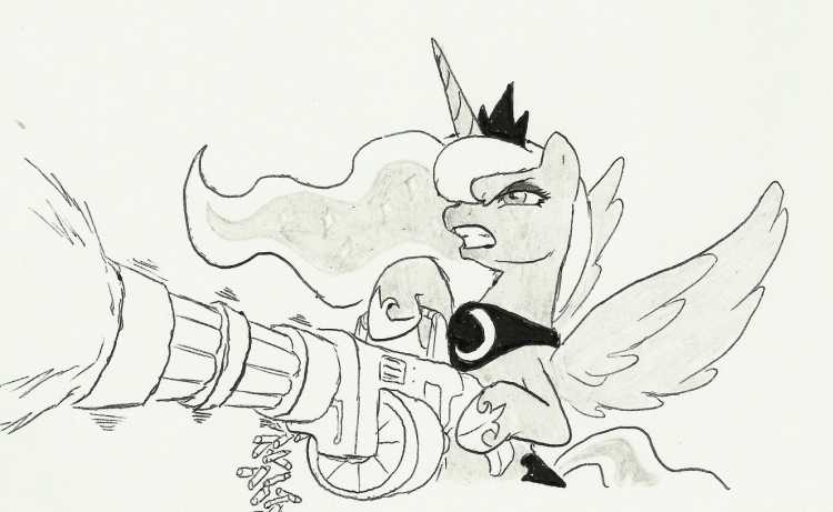 Миниган рисунок пони