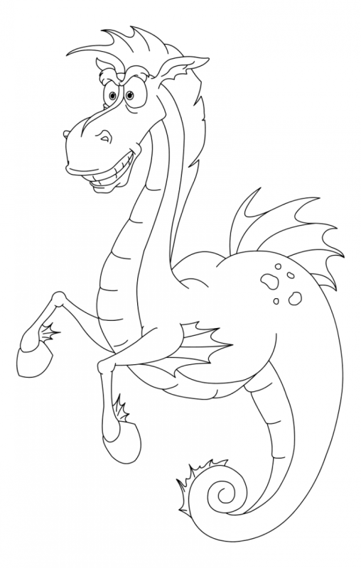 Мультяшные лошади раскраски