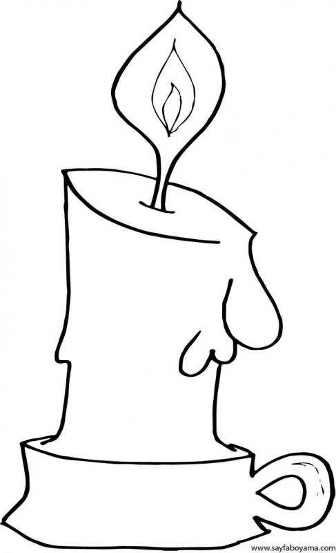 Свеча для вырезания